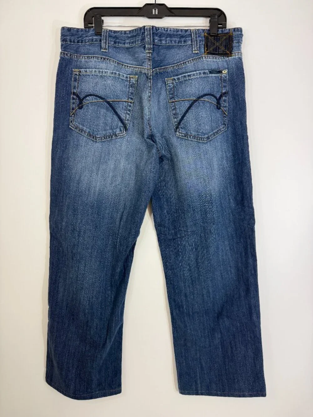 Vintage Mavi Marco Jeans Mens 38x36 Relaxed Straight Leg Blue Denim Y2K